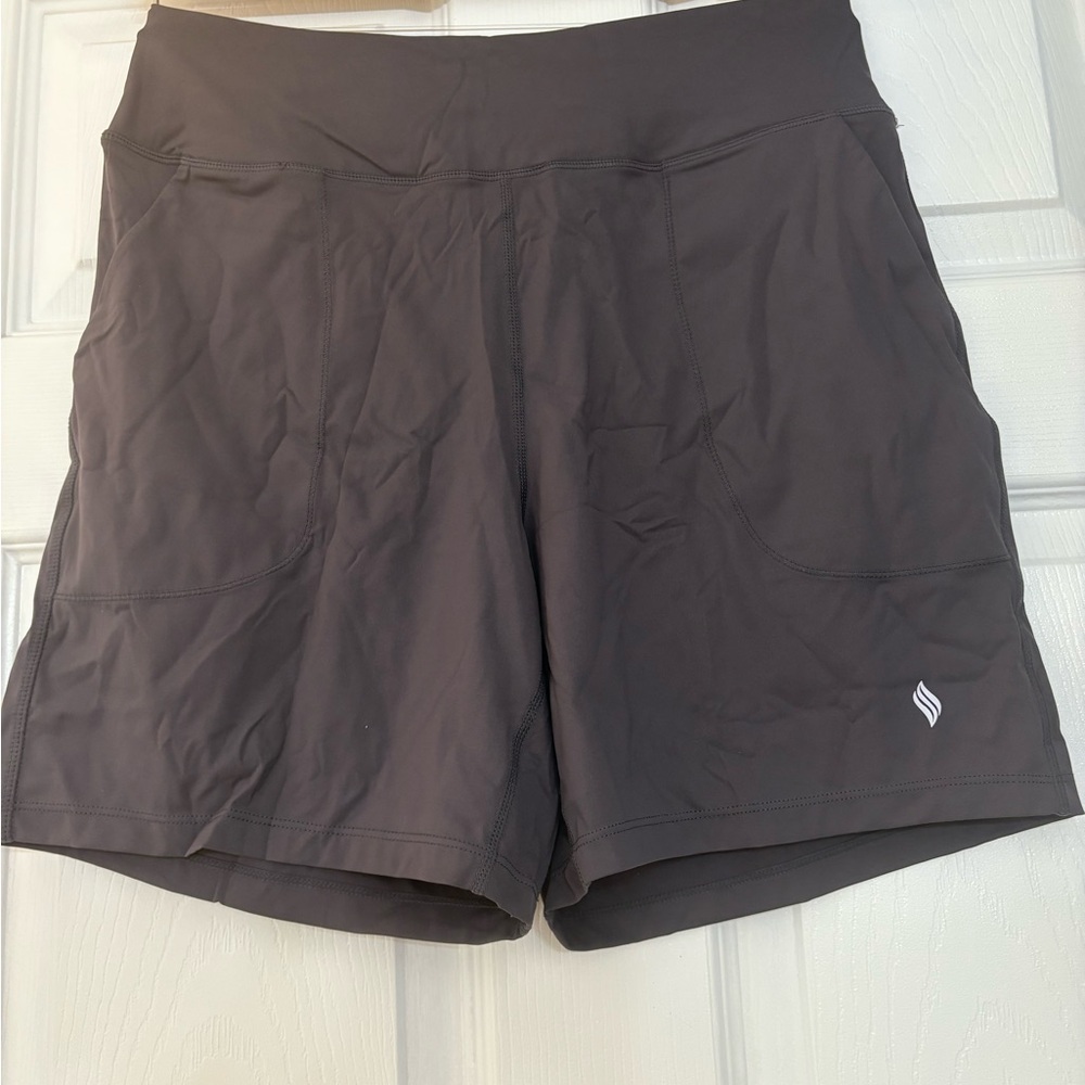 Women's Gray Athletic Shorts